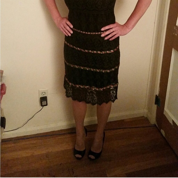 Nanette Lepore Black Lace Dress - Picture 7 of 9